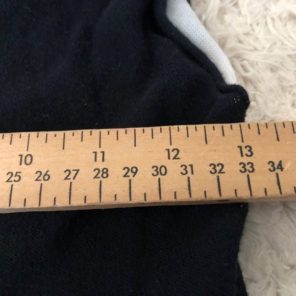 Emporio Armani Black / White Cap sleeve cotton top - Picture 12 of 13